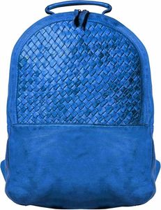 Genuine Leather <b>Backpack</b> High-quality Structured Silhouette Multiple Compartments Adjustable <b>Straps</b> Spacious Main Section Front - Product Image 1
