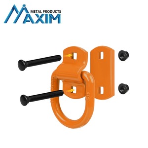 <span class=keywords><strong>Anneau</strong></span> en D ancre d'arrimage 1/2 "anneaux robustes avec vis boulons sur remorque camion lit Cargo 12000 Lbs crochet de résistance <span class=keywords><strong>à</strong></span> la rupture - Product Image 2