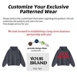 Sudadera con Capucha Casual Vintage para Hombre, Talla XL, Diseño con Parches de Felpa, Transpirable, con Hombros Caídos y Forro, Estilo Urbano Invernal - Product Image 4