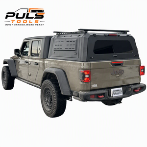Tettuccio Modulare in Alluminio Resistente, Copertura Impermeabile e Chiudibile per Cassone Jeep Gladiator JT 4x4, Accessori Fuoristrada - Product Image 1