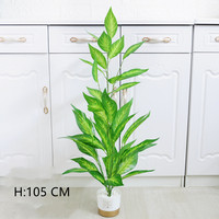Plantes artificielles d'intérieur pour décoration de maison, vente en gros, plante de Simulation artificielle décorative, cm