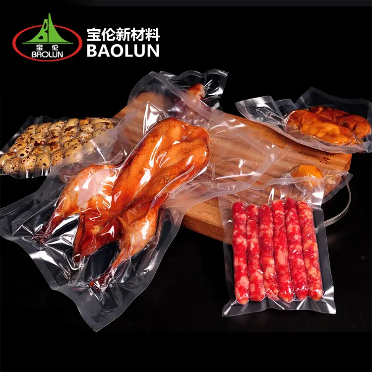 Factory Price High Barrier food grade PE vacuum bags for food saver