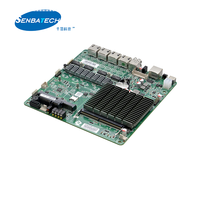 Placa Base para Router de Seguridad de Red, 4 Puertos LAN I225V 2.5G, J4125, DDR4, VGA, 6 USB, SIM Bypass, SATA, MSATA, MINI PCIE