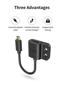 Cable Adaptador Ultra Delgado 4K de Tipo A a Tipo C y de Tipo A a Tipo D para BMPCC 4K/6K <span class=keywords><strong>A7SIII</strong></span>, Compatible con Smallrig 3019 - Product Image 3