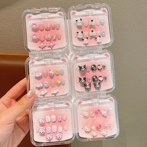<span class=keywords><strong>Faux</strong></span> <span class=keywords><strong>ongles</strong></span> amovibles pour enfants, faits à la main, pour les enfants de 3 à 12 ans, collection d'autocollants pour <span class=keywords><strong>ongles</strong></span> DIY - Product Image 6
