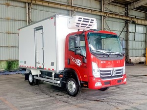 Camion frigorifique électrique CNHTC 4*2 avec batterie CATL, autonomie <span class=keywords><strong>de</strong></span> 200 km, pour le transport <span class=keywords><strong>de</strong></span> denrées alimentaires, légumes, fruits, crèmes glacées, vaccins et médicaments - Product Image 1