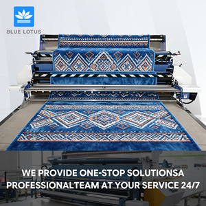 Máquina Automática para Colocar Telas Blue Lotus 1205E con Motor para Forros Tejidos, Uso en Talleres de Confección y Corte en Masa - Product Image 1