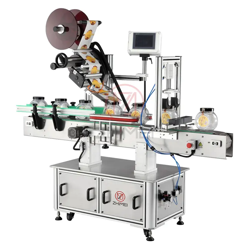 Voll automatische Flugzeuge tikettier maschine für Gläser/Dosen/Fläschchen, automatische Etikett ier maschine für Aufkleber, runde Flaschen etikett ier maschine