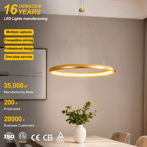 Lámpara Colgante LED de Estilo Simple y Lujoso para Iluminación Interior, Certificado CE, 80 CRI y Más de 80000 Horas de Duración - Product Image 1