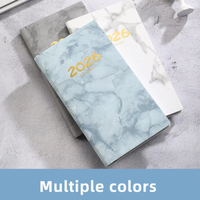 Agendas de Cuero A6 en Inglés 2026, Planificadores 2027, Libreta de Notas, Mini Diario de Bolsillo Portátil, Planificador Diario y Semanal de 365 Días