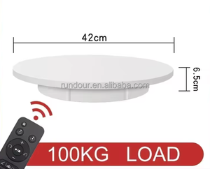 Vendita calda 30cm Heavy-Duty 100kg elettrico rotante espositore con telecomando, vendite dal vivo/fotografia giradischi - Product Image 3