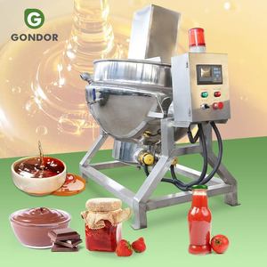 Cuiseur vapeur électrique industriel sous vide robuste pour confiture et miel, capacité 100 litres, modèle 2000l, chaudière de cuisson pour huiles - Product Image 1