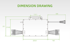 रेडपल्स 2000w ac स्मार्ट वाई-फाई जाल माइक्रो इन्वर्टर 4 एमबीप्टी हाइब्रिड ऑन-ग्रिड सौर प्रणाली 55hz बालकनी pv होम उपयोग सिंगल ip67 99.8% - Product Image 3