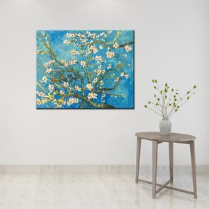 Impresiones florales modernas en lienzo de flor de almendro de Van Gogh, reproducción de pinturas al óleo, arte de pared para decoración del hogar y la oficina - Product Image 5