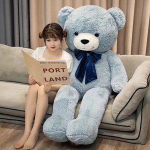 Boneka Beruang Teddy Besar Custom Logo Pabrik dengan Dasi Kupu-kupu, Boneka Hewan Isi Lembut Klasik untuk Hadiah Hari Valentine - Product Image 4