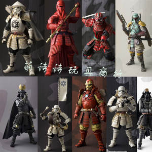 Modelo hecho a mano del famoso héroe Wave Buffett Black Samurai Guard y White Soldier Steel <span class=keywords><strong>Spider</strong></span>-Man hecho de plástico de Takeshin - Product Image 2