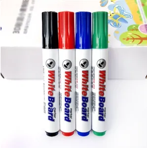 قلم أبيض تصنيع جديد صديق للبيئة قابل للمسح سعة كبيرة سهل المسح مجموعة أقلام قابلة للمسح بالماء