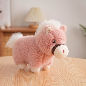 Personnalisable Logo Table Compagnon Cheval Animal Série Peluches <span class=keywords><strong>Mignon</strong></span> Coloré Petits Poneys Poupées Peluches Cadeaux pour Enfants Poupées de Chiffon - Product Image 3