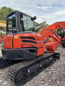 Venta caliente usado Kubota 5ton KX163 granja hidráulica excavadoras sobre orugas Kubota 163 Mini excavadora de segunda mano excavadoras caseras - Product Image 2