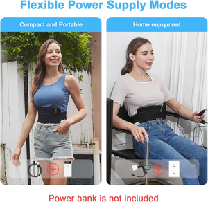 Bungkus terapi lampu merah dapat dipakai, dengan Timer & Remote 660nm 850nm teknologi inframerah untuk penggunaan rumah penghilang nyeri leher/bahu/punggung - Product Image 3