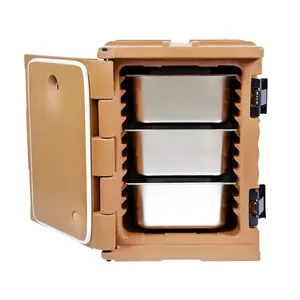 China fácil limpar equipamentos de cozinha entrega aquecimento caixa elétrica isolado comida panela transportadora