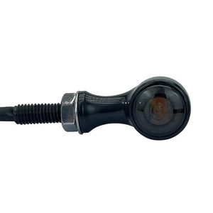 8mm E24 마크 미니 보조 황색 경고등 윙커 점멸 미니 표시등 DC 12V 오토바이 LED 방향 지시등 - Product Image 3