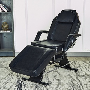 Honggang Full-Size <b>Folding</b> Tattoo Bed Manual Power Source Beauty Salon Special Equipment Dentist Chair Oral Therapy Accessory - Product Image 6