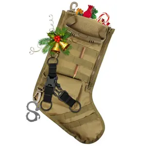 Taktik kılıfı Molle noel Stocking çantası EDC dişli dökümü bırak dergisi açık hava etkinlikleri için saklama çantası su geçirmez