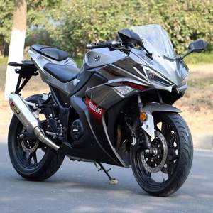 Moto Ninja d'<span class=keywords><strong>occasion</strong></span>, imitation de moto de course, bicylindre, refroidissement par eau, 400CC, modèle R3 V6 SY200-4H - Product Image 4