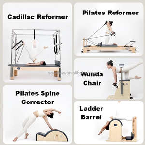 Houten Pilates Trapeze Tafel Roll Down Bar Tower Frame Arm Springs Volledige Trapeze Gym Studio Revalidatie Lage Pilates Cadillac - Product Image 6