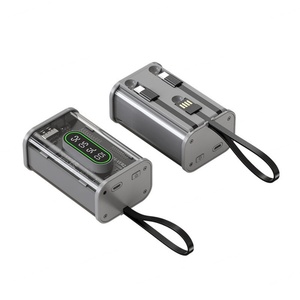 Cargador Portátil con Pantalla LED de Carga Rápida, 2000mah 6000mah 10000mah 10W, Cable Integrado, Cargador Móvil - Product Image 6