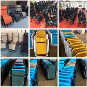 屋外用快適メタルフレーム折りたたみ式ビーチゼロ・グラビティ・リクライニングチェア、調節可能なポータブルラウンジガーデンキャンプチェア - Product Image 4