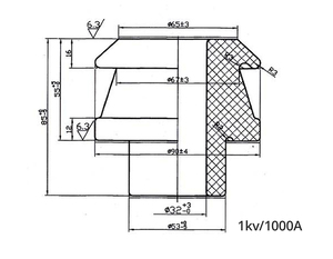ฉนวนกันความร้อนพอร์ซเลนบี630A 1KV ราคาที่น่าสนใจ - Product Image 3