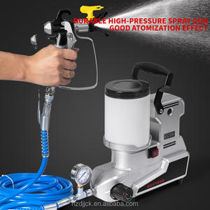 Hafif elektrikli yüksek basınçlı havasız püskürtme makinesi lateks boya ev çok fonksiyonlu küçük boya püskürtme tabancası - Product Image 4