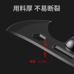 Hacha multifuncional con punta de acero de alto carbono, herramienta táctica para exteriores, para tala y supervivencia. - Product Image 5