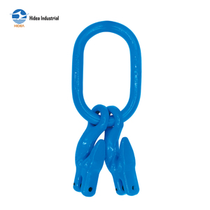 HIDEA G100 Master <span class=keywords><strong>Link</strong></span> con doble gancho de agarre WLL de 2t a 14t, eslabón maestro de cadena de acero forjado para encortocadena en elevación con grúas - Product Image 1