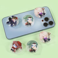 Op maat gemaakte acryl telefoonhouder, cartoon schattig designer fashion luxe acryl dieren/fruit design, gepersonaliseerde vorm, plastic ambachten