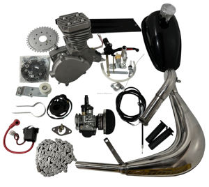 Tubo de escape silencioso para motores de <span class=keywords><strong>bicicleta</strong></span> ZTMOTO ZTX65 / MZ65 85cc de 2 tiempos - Product Image 4