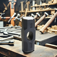 Marteau octogonal en acier de haute qualité avec poignée en fibre de verre Logo personnalisable pour le bricolage-Disponible à la vente
