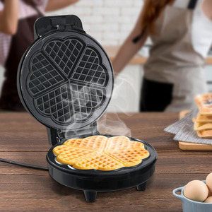 Heart Shaped <b>Waffle</b> Maker Electric Griddle 1000-1500W Non Stick Auto Shut Off Kitchen Baking <b>Machine</b> - Product Image 3