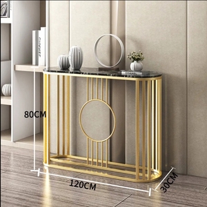 <span class=keywords><strong>Table</strong></span> <span class=keywords><strong>console</strong></span> en <span class=keywords><strong>fer</strong></span> <span class=keywords><strong>forgé</strong></span> de luxe léger étagère pour foyer en marbre <span class=keywords><strong>table</strong></span> <span class=keywords><strong>console</strong></span> de salon nordique sur pied - Product Image 4