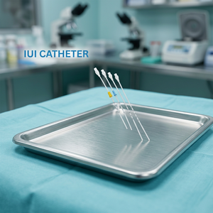 Catéter IUI de Apertura Lateral HAGNOSMED ENTERPRISES 6.0/8.0 Fr 11 cm, Instrumento de Almacenamiento de Muestras Médicas Clase I, Manual, ISO 9001 - Product Image 3