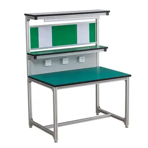 Aluminum Frame ESD Table / Antistatic Desk / ESD Workbench Used in Clean Room Office