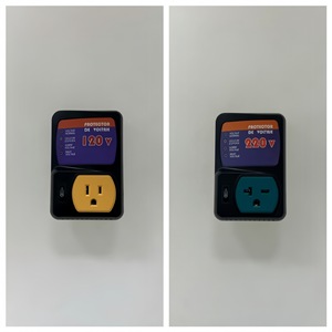 Protecteur de tension américain 120V/220V, dispositifs de protection contre les surtensions sud-américains avec prise de protection contre les courants élevés - Product Image 4
