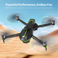 Drone T1000 MAX avec caméra HD et moteur sans balais, quadricoptère RC à vol stationnaire par flux optique avec télécommande à écran