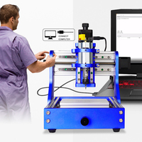 Mesin Ukiran Mini CNC 1310 Desktop untuk Pahat Kayu Logam dan Mesin Penggiling PCB