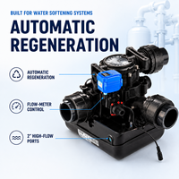Vanne de régulation automatique pour adoucisseur d'eau 18-25m³/h 2 pouces à débit élevé avec régénération mesurée pour systèmes commerciaux