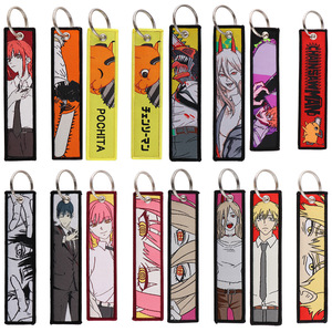 11 Estilos de Llaveros Jet Tag Familiares, Llaveros Promocionales Personalizables de Aleación con Bordado de Anime Japonés Genial <span class=keywords><strong>para</strong></span> Coches y Motocicletas - Product Image 6