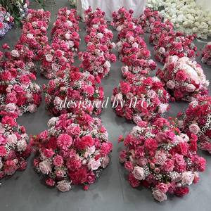 IFG Offre Spéciale 40cm <span class=keywords><strong>Fuchsia</strong></span> Rose Babys Souffle Fleur Pièce Maîtresse pour Mariage Hôtel Décoration - Product Image 4