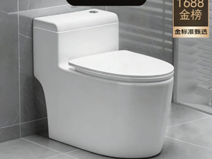 โถสุขภัณฑ์เซรามิคแบบชิ้นเดียว ระบบกดน้ำสองปุ่ม สำหรับใช้ในบ้าน - Product Image 3